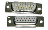 D-Sub-Verbinder 15polig, Stecker &amp; Buchse