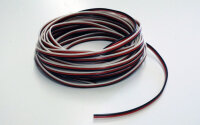 Kabel 3x 0,14mm&sup2;, flach, 5m