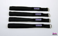 Klettband-Gurt gummiert 15x300mm, 4er Pack