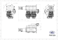 Fiala FM120I2-FS 4-Takt Benzin Reihenmotor 120ccm