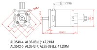 D-Power AL 3548- 4 Brushless Motor