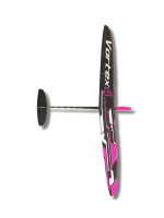 Vortex 4 Klappen F3K Modell pink weiss