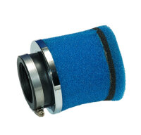 Schaumstoff-Luftfilter Ø 42 mm, blau