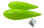 Flex Innovations EDGE 540 120CC WHEEL PANTS GREEN