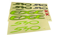 Flex Innovations EDGE 540 120CC DECAL SHEET GREEN