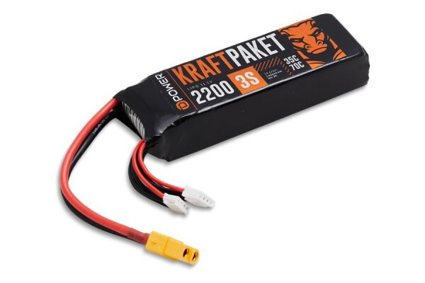 D-Power KRAFTPAKET 2200 3S LIPO 11,1 V 35/70C  - XT60