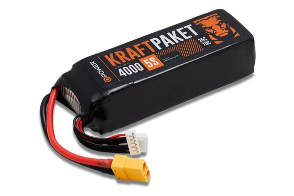 D-Power KRAFTPAKET 4000 5S LIPO 18,5 V 35/70C  - XT90