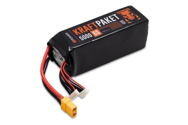 D-Power KRAFTPAKET 5000 6S LIPO 22,2 V 35/70C  - XT90