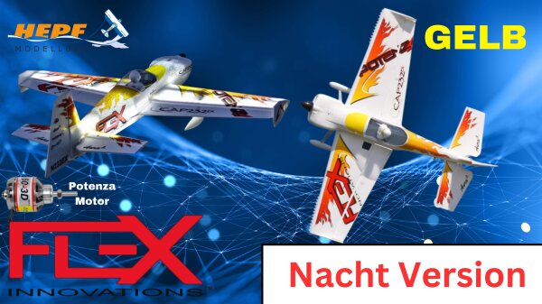 Flex Innovations QQ CAP 232EX 60E G2 SUPER PNP night yellow