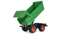 RC Traktor mit Kippanhänger, Licht & Sound, 1:24 RTR grün