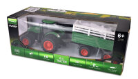 RC-Traktor mit Viehtransporter, Sound & Licht, 1:24 RTR grün