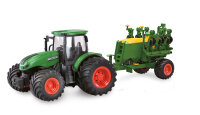 RC-Traktor mit Sämaschine, Sound & Licht, 1:24 RTR grün