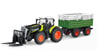 RC-Traktor mit XL-Zubehörpaket, Licht & Sound, 1:24 RTR grün