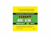 LiFe Battery EGOBATT 800 - 6,6V (25C)