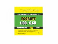 LiFe Battery EGOBATT 1100 - 6,6V (25C)