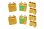 XT-90 Anti Blitz 4,5 mm Goldkontakte gelb - 2 Paar