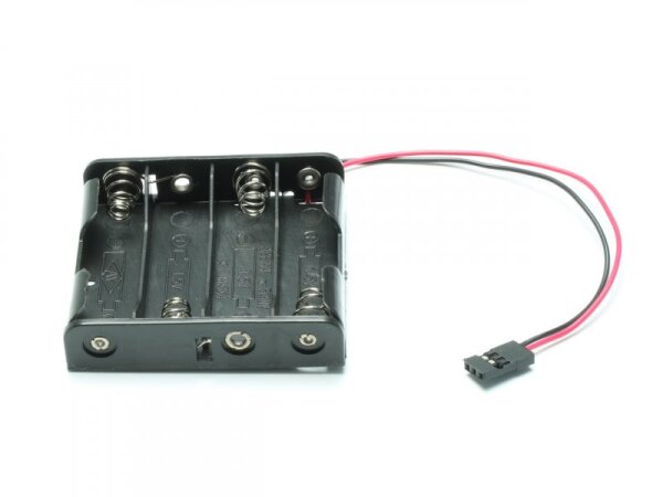 Batterie Box 4 x AA (flach)