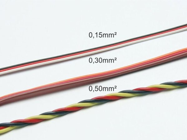 Servokabel 0,30mm² Fut. (VE=5m)