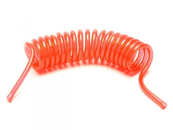 Spiralschlauch PU &Oslash; 5mm rot (VE=1m)