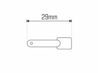 Gabelkopf Nylon 29mm / M2 (VE=10St.)
