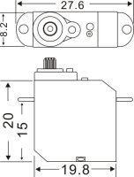 MASTER Servo S706 MG