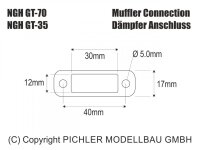 Benzinmotor NGH GT 35 (Seitenauslass)