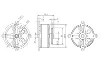 KAVAN Brushless Motor PRO 2813-1500