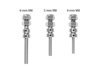 Radwelle 5mm M8 (2 Stück)