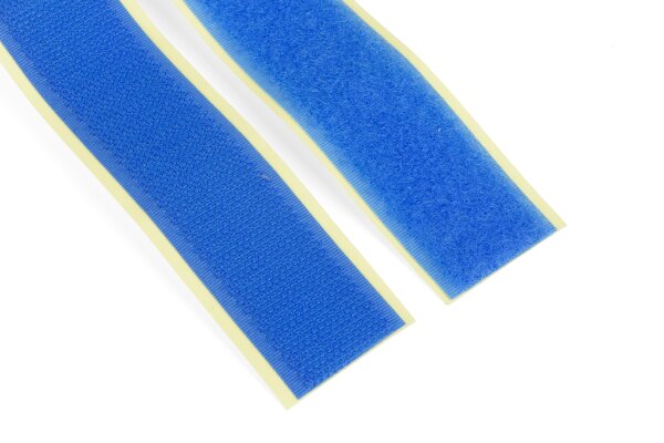 089 Hook-and-loop Tape 25x200mm (Black/Blue)