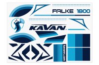 KAVAN Falke 1800mm stickers - blue scheme