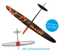 Kite ARF CFK DLG/F3K Orange/Gelb 1500mm inkl. Schutztaschen