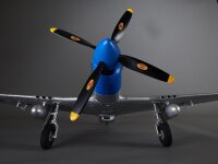 DERBEE P-51D Mustang Warbird PNP blau - 75cm