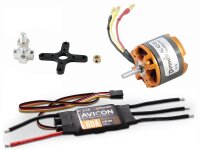 D-Power Brushless SET AL42-06 & AVICON 60A Regler