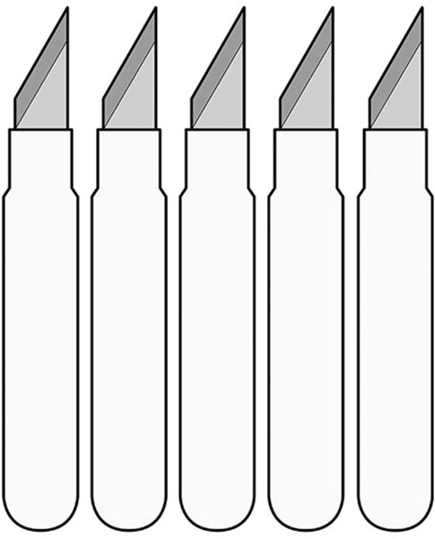 DONAU ELEKTRONIK Ersatzmesser 5 Stk. für MS02