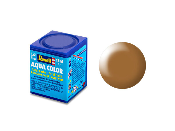 Holzbraun, seidenmatt Aqua Color 18 ml