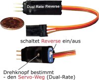 SIMPROP DUAL-RATE U. SERVO REVERSE MODUL UNI