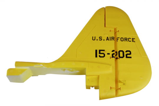 Freewing AT-6 gelb Seitenruder