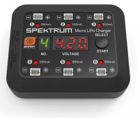 Spektrum Micro 6 Port DC/USB 1S LiPo Charger