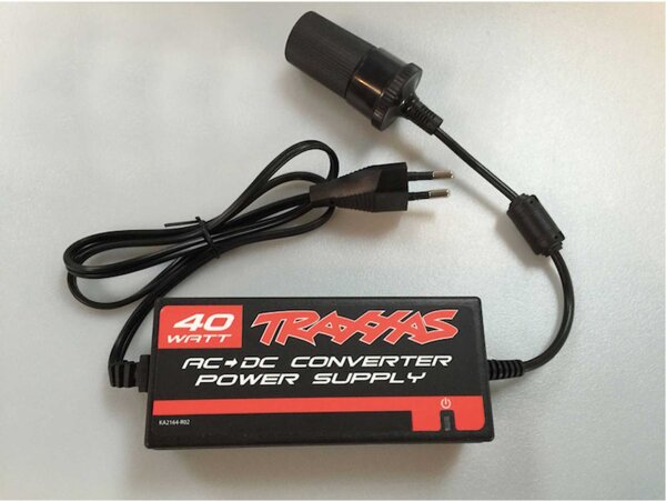 TRAXXAS AC->DC Adapter, 40W (Netzteil für 12V-Lader)