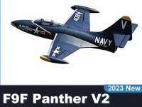 Freewing F9F Panther 4S Blau 64-mm-EDF-Jet – PNP