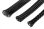 Braided hose 10mm, black, 1m