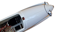 CHOCOFLY Barracuda 2,8m inkl. Schutztaschen fertig gebaut mit Nasenantrieb,LDS und Servos