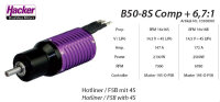 B50-9S Competition + 6,7:1 Kv 3650