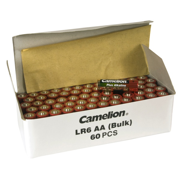 MICRO-BATTERIE CAMELION ALKALINE 1,5 V, TYP AA, 60ER-PACK