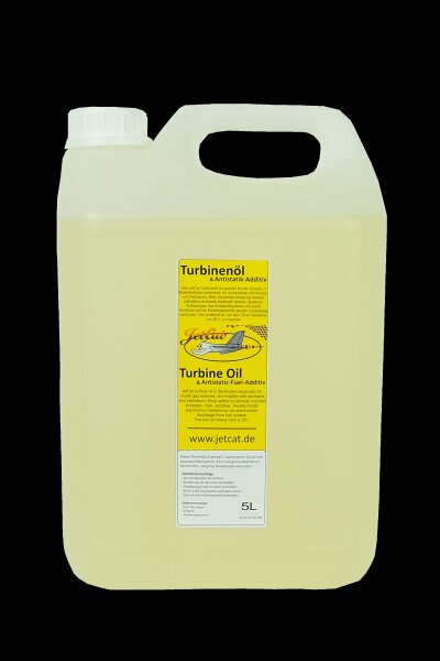 JetCat Turbinen&ouml;l 5L mit Antistatic-Additiv 5 Liter, f&uuml;r 100 Liter Kraftstoff