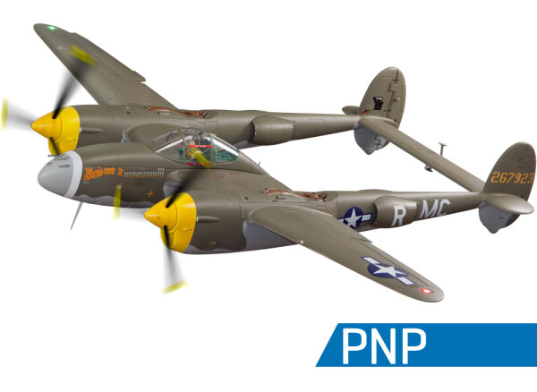FlightLineRC P-38L Lightning 1600mm grün PnP