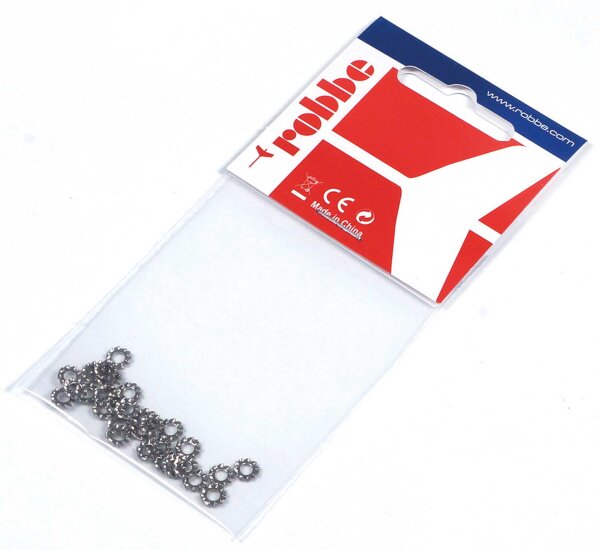 Robbe Modellsport Zahnscheiben M2 30Stk. Edelstahl