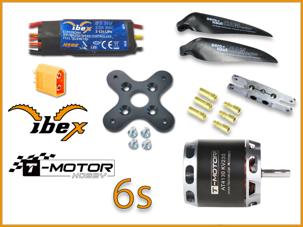 T-Motor Antriebsset zur GB-Models Musger MG 19 für 6s LiPo mit IBEX 85 Regler