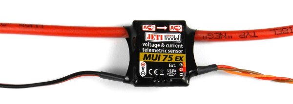 JETI MODEL 2,4GHz  DUPLEX MUI 75 Spannungs Strom-Sensor 