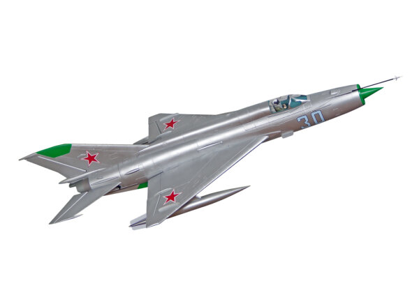Freewing MiG-21 "silver" 80mm KIT